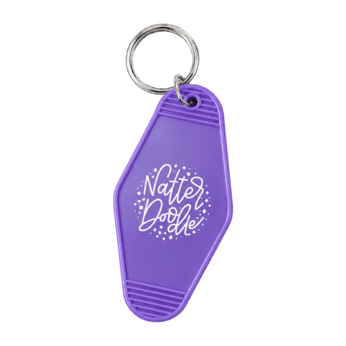 Hotel Keyring in 5 Light purple