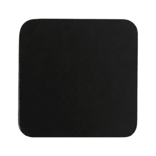Promotional Recycled Leather Square Coaster in Black branded with your logo from Total Merchandise