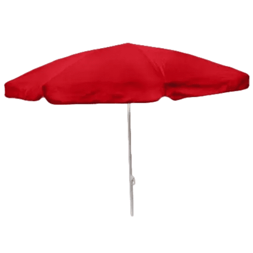 Classic Garden Parasol in Scarlet Red