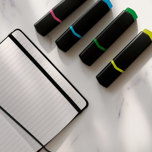 Logo Printed Plastic Highlighter printed with your logo from Total Merchandise