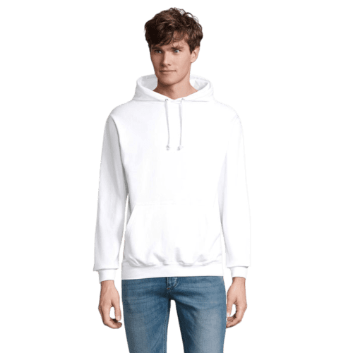 White SOL'S Condor Unisex Hoodie
