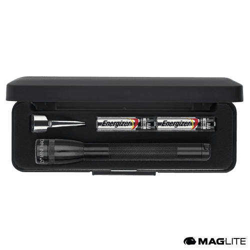 Promotional Mini Maglite AAA Torch in Black from Total Merchandise