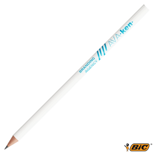 Promotional BiC Evolution Pencils in White from Total Merchandise