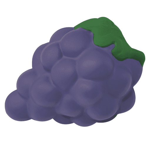 Customisable Stress Grapes in Purple printed with your company logo from Total Merchandise