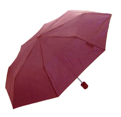 UK Branded Supermini Telescopic Umbrella in Burgundy from Total Merchandise