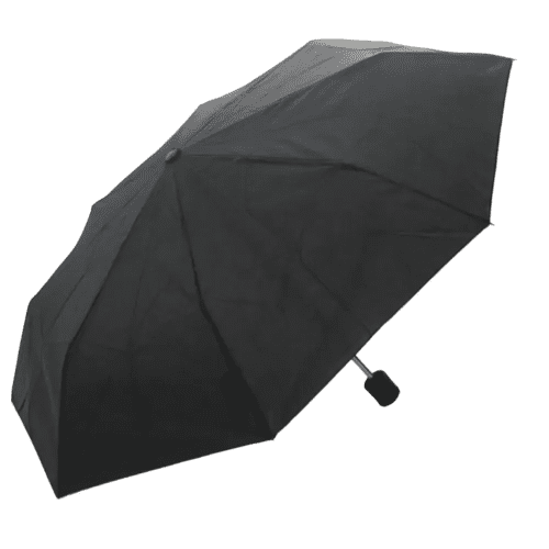 UK Branded Supermini Telescopic Umbrella in Black from Total Merchandise