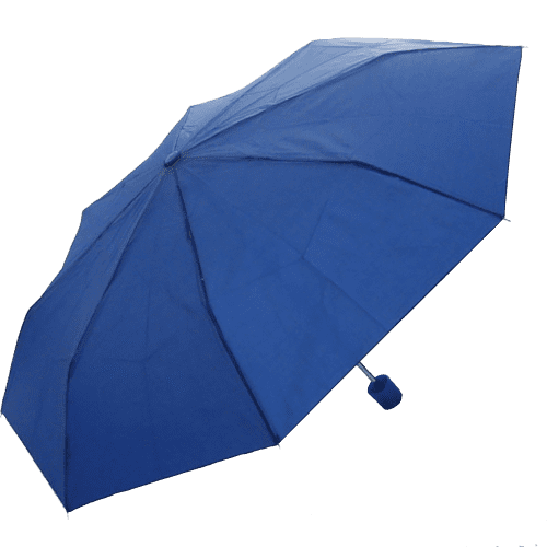 Branded Blue Supermini Telescopic Umbrella Printed with Your Logo from Total Merchandise