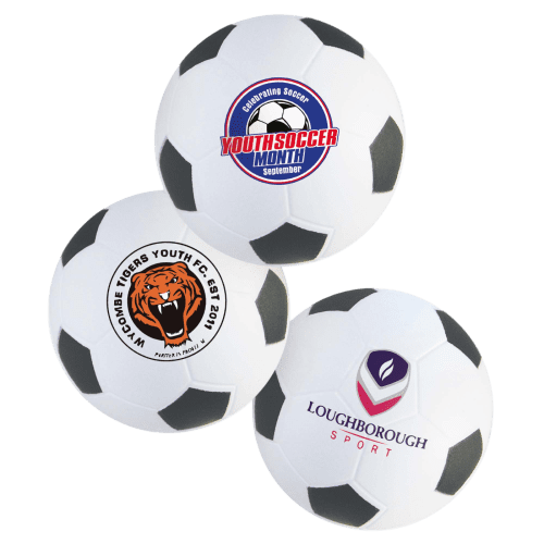 Custom printed Stress Football with spot colour or full colour digital print from Total Merchandise