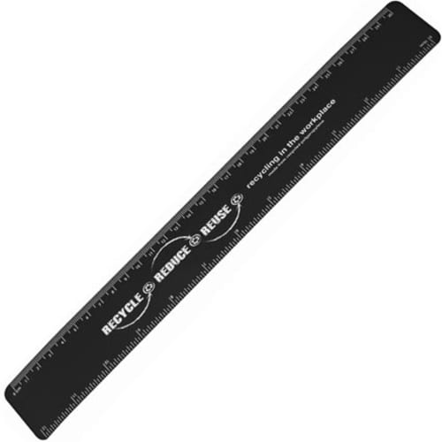 30cm Recycled Flexi Rulers In Black