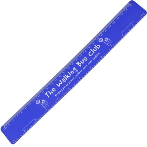 30cm Recycled Flexi Rulers In Blue