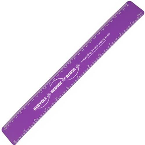 30cm Recycled Flexi Rulers In Purple