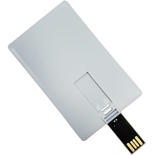 Branded 4GB Express USB Flashdrive Credit Cards with USB Open from Total Merchandise