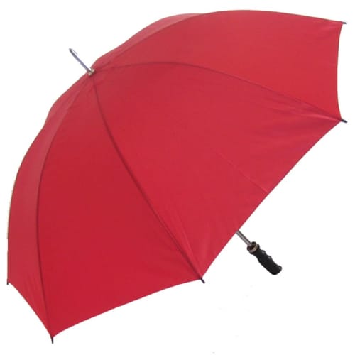 Custom branded Golf Umbrellas in red from Total Merchandise