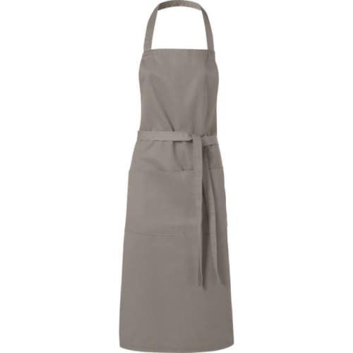 Branded Full Length Apron in Light Grey from Total Merchandise
