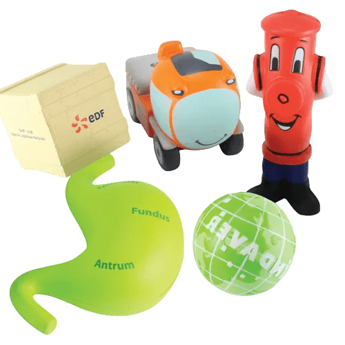 Promotional Bespoke Stress Shapes for Campaign Handouts