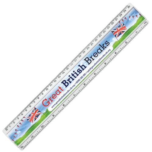 30cm Insert Ruler in clear plastic from Total Merchandise