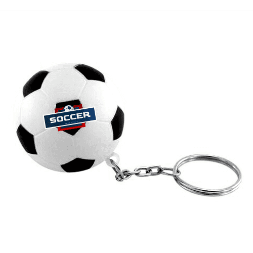 Stress Football Keyring for Event Handouts