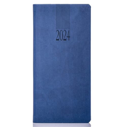Branded Tucson Pocket Weekly Diary in China Blue is customised by Total Merchandise.