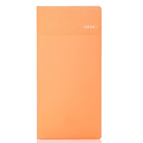 Logo branded Matra Pocket Weekly Diary in Orange is customised by Total Merchandise.