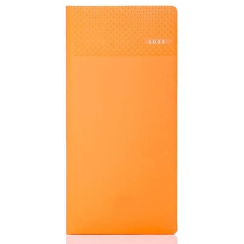 Logo branded Matra Pocket Weekly Diary in Orange is customised by Total Merchandise.