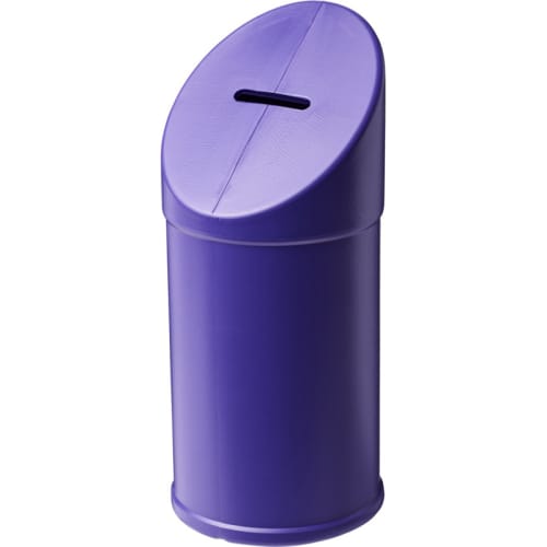 Charity Collection Box in Purple