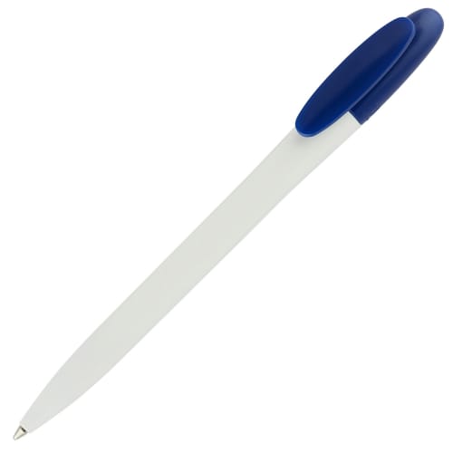 Promotional Realta Recycled CD Case Pen in White/Blue from Total Merchandise