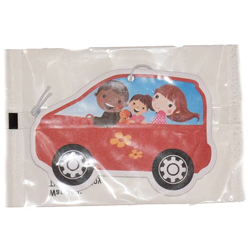 Custom Air Fresheners with your Design Heat-Sealed with Hanging Loop from Total Merchandise