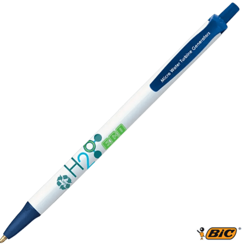Branded BiC Ecolution Clic Stic Pen with Full Colour Wrap Print by Total Merchandise