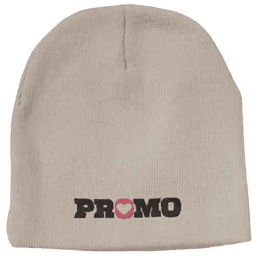 Embroidered beanies for marketing giveaways