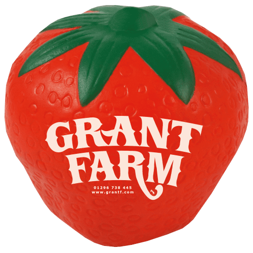 Promotional Stress Strawberry for Desktop Advertising