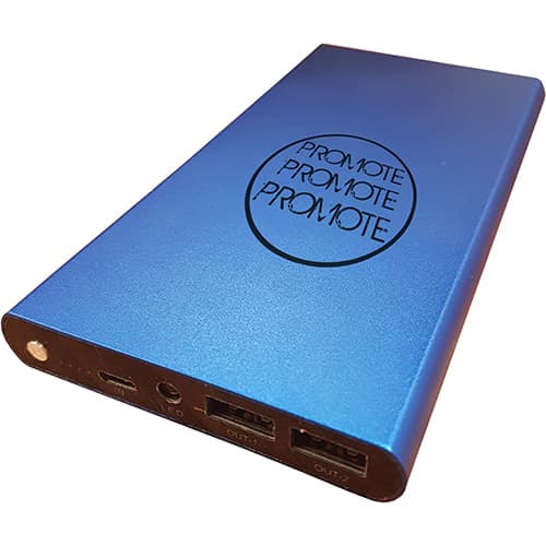 Promotional 10000mAh Power Bank Portable Chargers with logos