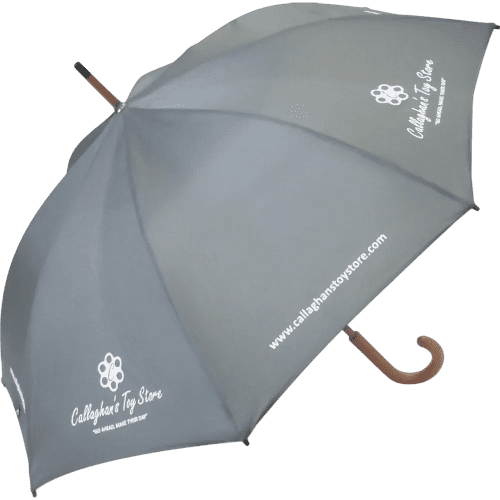 Promotional Spectrum City Club Umbrella with company logos