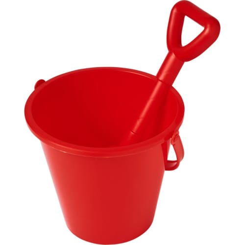 Bucket and Spade in Red