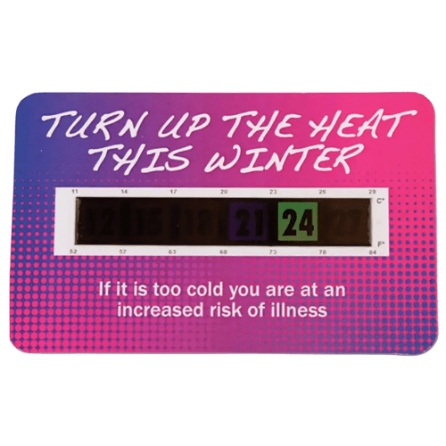 Printed Temperature Gauge Cards