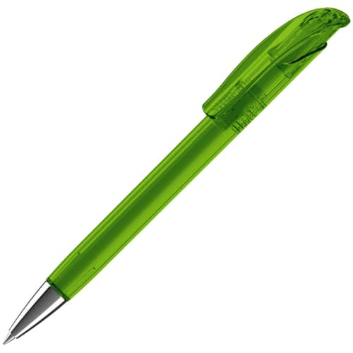 Branded Senator Challenger XL Clear Pens in Light Green by Total Merchandise