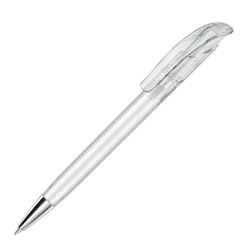 Branded Senator Challenger XL Clear Pens in Clear White by Total Merchandise