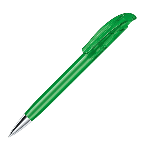 Branded Senator Challenger XL Clear Pens in Vivid Green by Total Merchandise