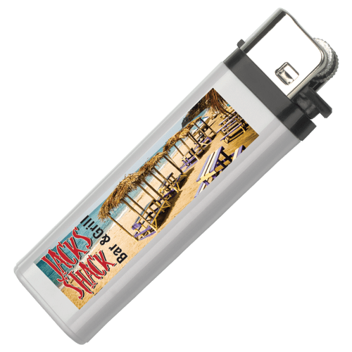 Promotional Disposable Lighters with company artwork