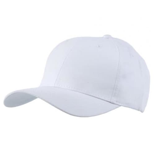 3D Embroidered Caps in White