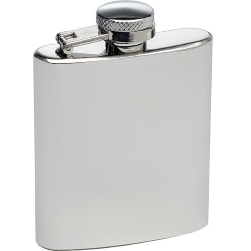 Promotional Branded Hip Flasks Made from Stainless Steel by Total Merchandise