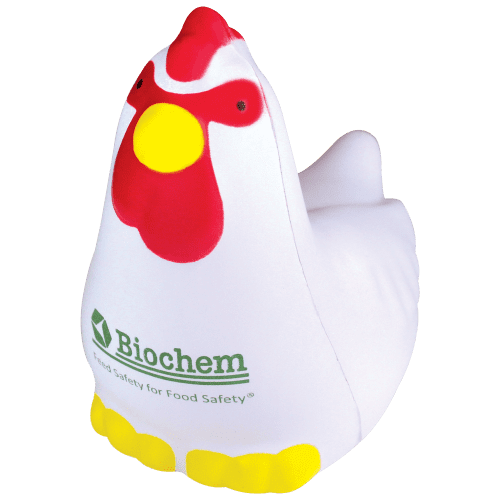 Promotional Stress Chicken for Campaign Advertising