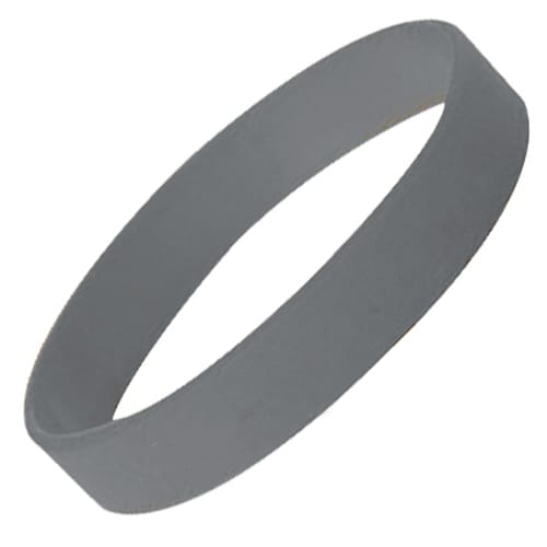 Printed Silicone Wristbands in Cool Grey 9