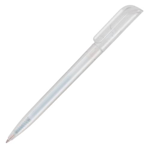 Custom Branded Alaska Diamond Ballpen in Translucent White from Total Merchandise