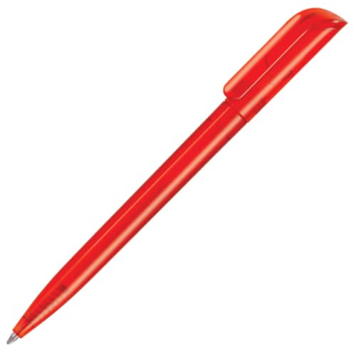 UK Printed Alaska Diamond Ballpen in Translucent Red from Total Merchandise