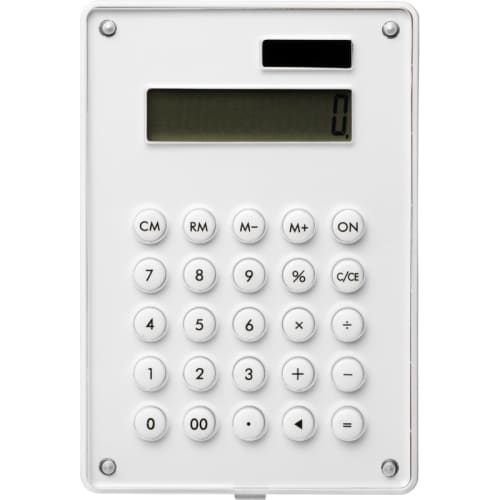 Full Image Calculator in White