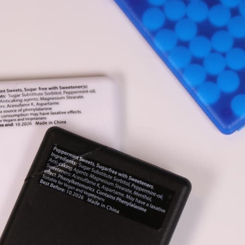 Promotional Sugar Free Mint Cards