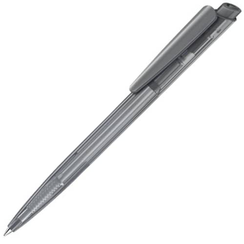 Branded Dart Clear Ballpen in Cool Grey from Total Merchandise