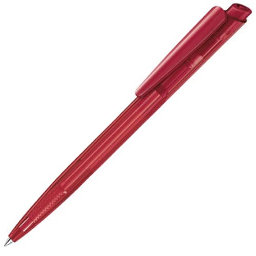 Promotional Dart Clear Ballpen in Cherry from Total Merchandise