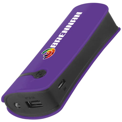 4400mAh Pod Power Banks in Purple