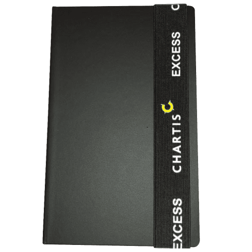 Diary and Notebook Bands in Black